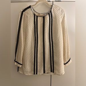 J. Crew textured blouse